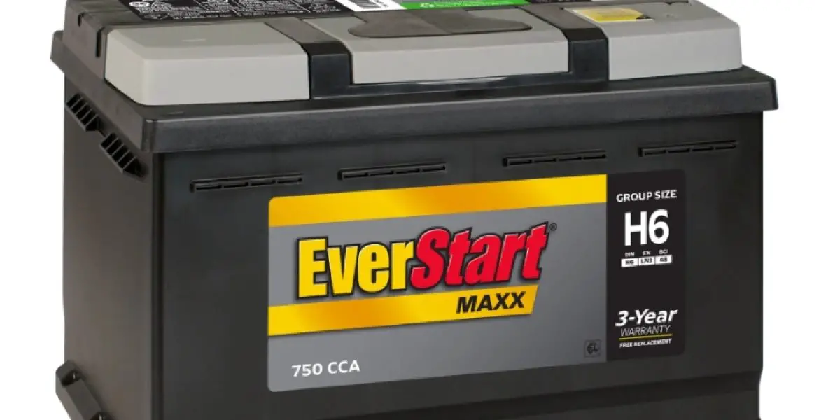EverStart Maxx Lead Acid Automotive Battery, Group Size H6
